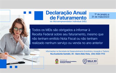 Declaração Anual de Faturamento do Microempreendedor Individual MEI