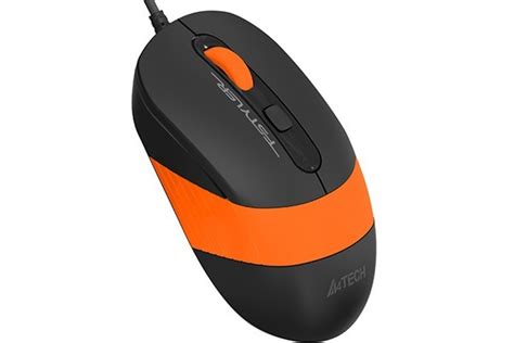 Mouse Usb Optic A Tech Fstyler Negru Orange Fm Orange