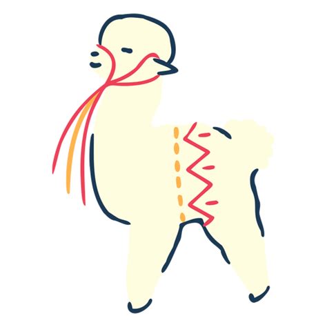 Diseño Png Y Svg De Llama Ilustración Animal Llama Para Camisetas