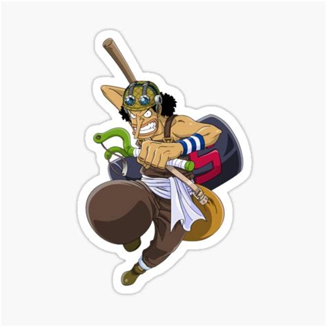 Usopp One Piece Sticker By Shermanbarton Redbubble