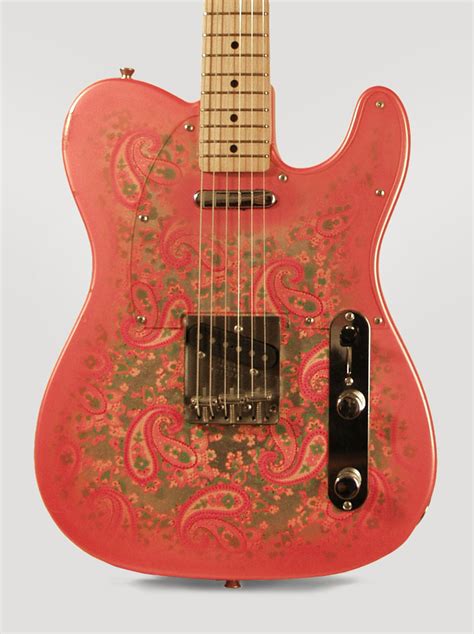 Fender Paisley Telecaster Solid Body Electric Guitar 1985 Retrofret