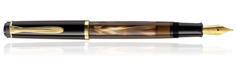 Pelikan M Brown Marbled Fountain Pens