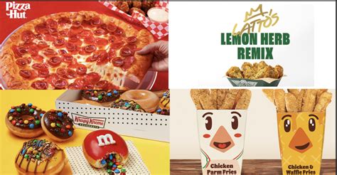 Menu Tracker New Items From Burger King Pizza Hut And Wingstop