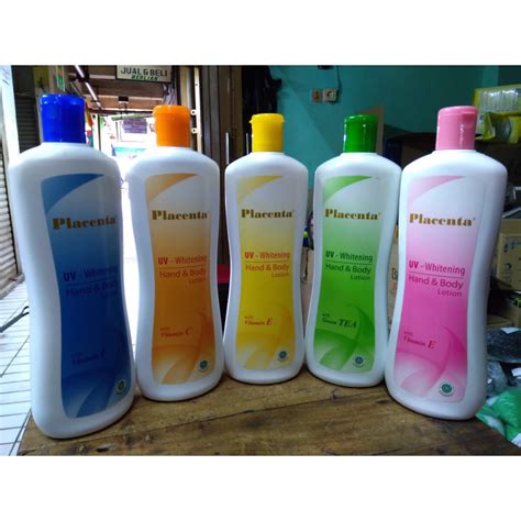 Jual Placenta Uv Whitening Hand Body Lotion Vitamin E Ml Shopee