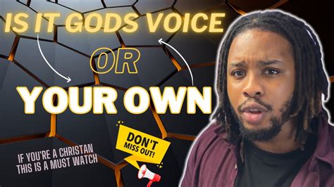 Differentiating Between GOD S VOICE AND YOUR OWN YouTube