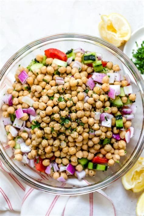 Chickpea Salad With Cucumbers And Tomatoes Skinnytaste