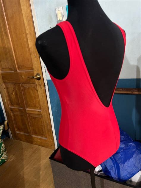 Red One Piece Bikini Women S Fashion Swimwear Bikinis Swimsuits On Carousell