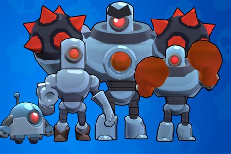 Stl File The 4 Brawl Star Robots ⭐ ・3d Printing Template To Download・cults