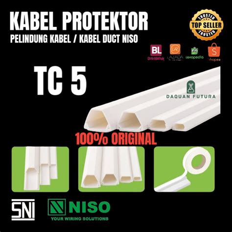 Jual KABEL PROTEKTOR TC5 NISO Kabel Duct TC 5 Pelindung Kabel 1