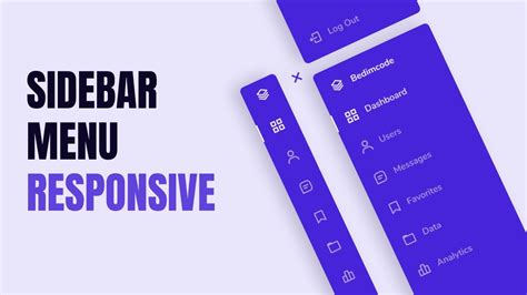 Responsive Sidebar Menu Using HTML CSS And JAVASCRIPT Dashboard