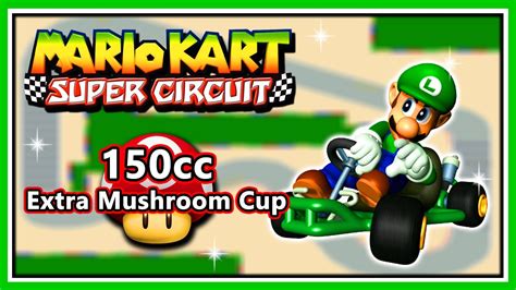 Mario Kart Super Circuit Night Intro And 150cc Extra Mushroom Cup