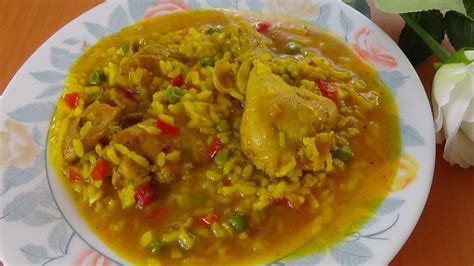 Arroz Con Pollo Y Guisantes