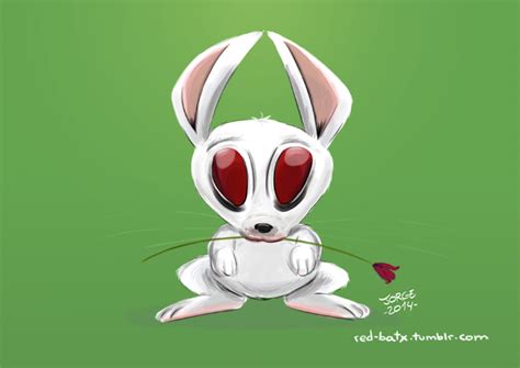 April Creepy Bunny By Red Bat On Deviantart