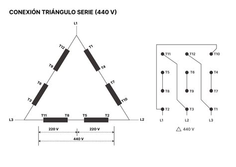 Diagrama Conexion Motor Puntas Velocidades Conexiones De