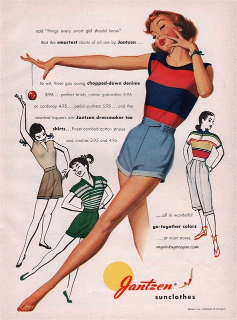 Mode Vintage Vintage Ads Vintage Designs Jantzen Swimwear