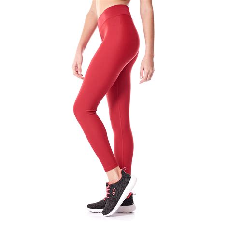 CALZA LYCRA BRILLOSA ROJA Calzas Vandalia Indumentaria Deportiva