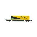 Arnold HN6589 Spur N CEMAT 4 Axle Containerwagon Sgnss Green Wi