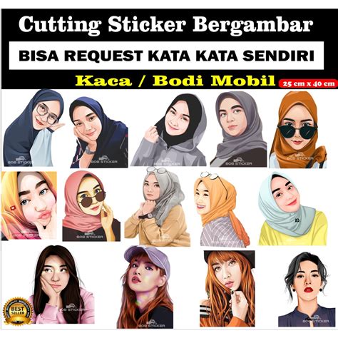 Jual Cutting Sticker Kata Kata Kaca Mobil Truk Bisa Reques Kata Kata