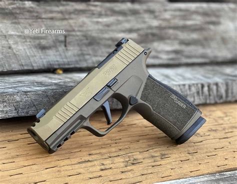 Sig Sauer P365 X Macro 9mm Burnt Bronze Midnight Bronze 365XCA 9 COMP