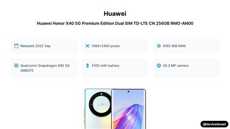 Huawei Honor X40 5g Premium Edition Dual Sim Td Lte Cn 256gb Rmo An00