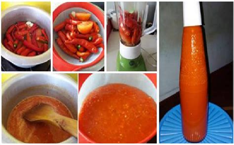 Resep Cara Membuat Saus Sambal Botol Homemade Pedass Segar Dan Anti