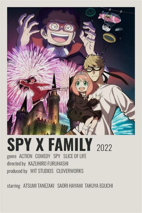 spy x family poster | Family poster, Anime films, Anime