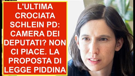 L Ultima Crociata Schlein Pd Camera Dei Deputati Non Ci Piace La