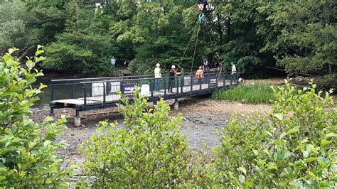 La nouvelle passerelle du Parc de Séroule à Verviers était très