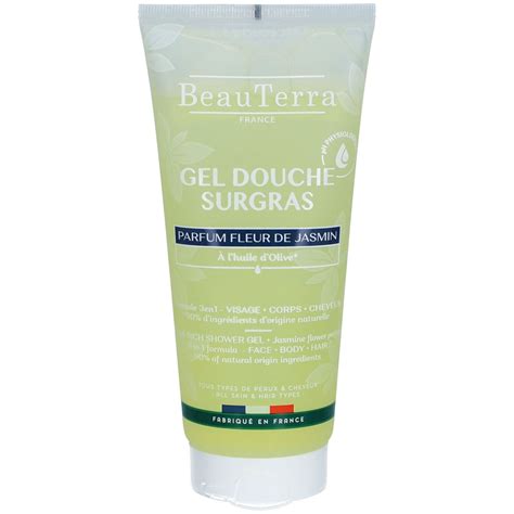 BeauTerra Gel Douche Surgras Fleur De Jasmin 200 Ml Redcare Pharmacie