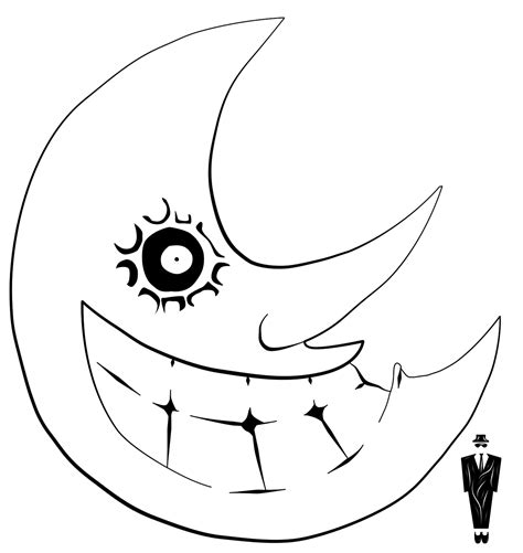 Soul Eater Moon Lineart By Pepelotas2010 On Deviantart