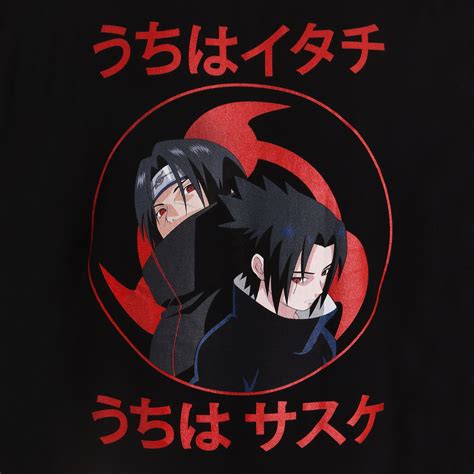 Naruto - Sasuke and Itachi T-Shirt black | Elbenwald