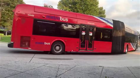 WMATA Metrobus 2009 New Flyer DE60LFA Articulated Bus 5449 On Route Y7