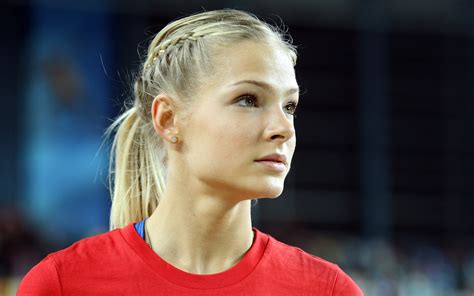 Wallpaper Sports Blonde Hair Athletes Russian Women Darya Klishina Hairstyle Football