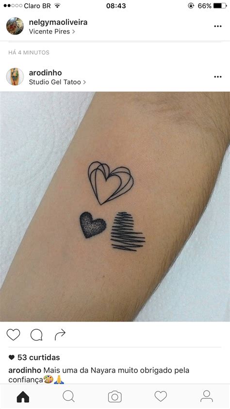 Top Heart and scribble | Boas ideias para tatuagem, Tatuagens elegantes ...