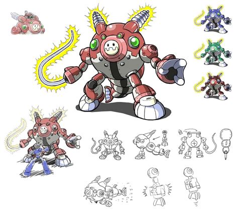 Donner Wels Art Mega Man Legends 3 Art Gallery Mega Man Character Art Character Design