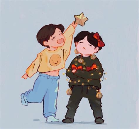 Sope On Christmas 🎄💜 Bts Fanart Yoonseok Fan Art