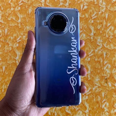 Custom Name Printed Mi Redmi Transparent Case Omgs