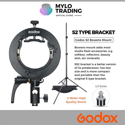 Godox S Bracket Bowens Mount Flash S Type Holder Bracket S Type