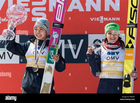 Planica Slovenia Th Mar Sara Takanashi Of Japan Left And