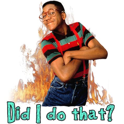 Steve Urkel Did I do that Poster funny Painting by Gary Claire | Fine Art America