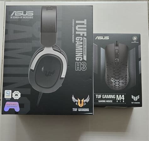 Asus TUF Gaming Headset H3 TUF Gaming Mouse M4 Air Audio Headphones