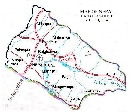 Map of Banke District