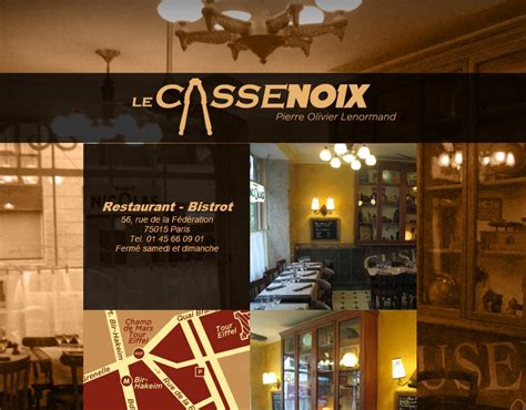 Le Casse Noix Restaurant Paris 15ème 75015 Adresse Horaire Et Avis