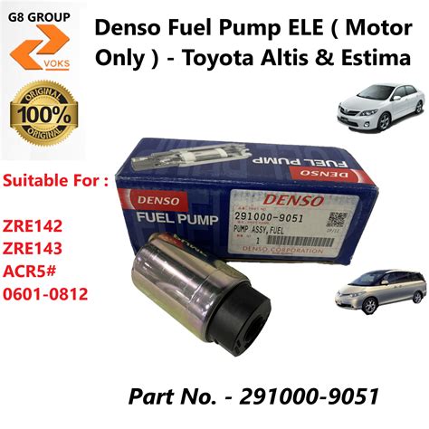 Denso Fuel Pump ELE Motor Only Toyota Altis Estima 291000