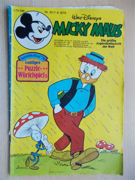 Comics Micky Maus Hefte Nr 32 Jahrgang 1979 Walt Disneys