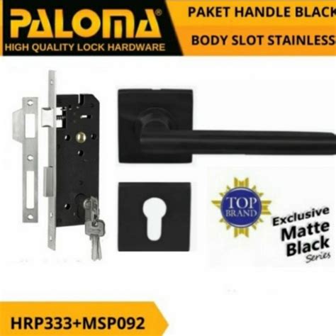 Jual Ori Paket Handle Pintu Paloma Set Hrp 333 Msp 092 Kunci Pintu