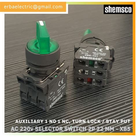 Jual Shemsco Xb Ak Selector Switch Led V Posisi P Lock