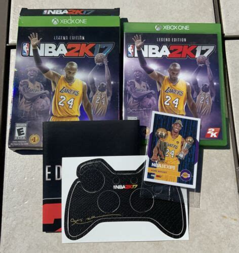 Nba 2k17 Kobe Bryant Legend Edition Microsoft Xbox One W Cards Poster Sticker 728295511734 Ebay