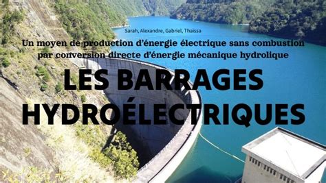 Les Barrages Hydro Lectriques