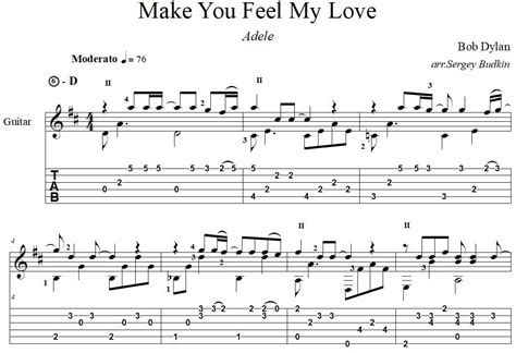 Make You Feel My Love Chords Guitar